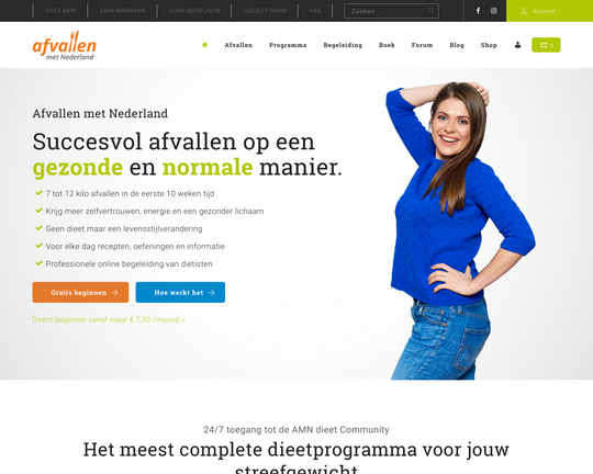 Afvallen Met Nederland Logo