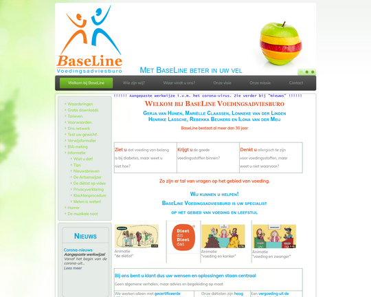 BaseLine Voedingsadviesburo Logo