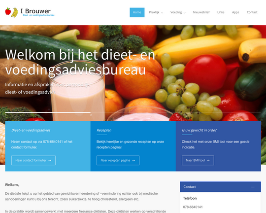 Dieet- en voedingsadviesbureau I Brouwer Logo