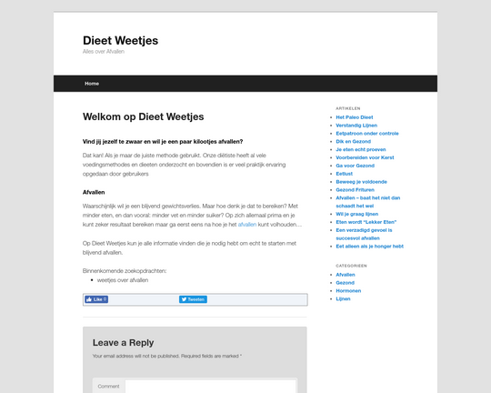 Dieet Weetjes Logo