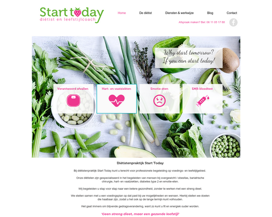 Dietistenpraktijk Start Today Logo