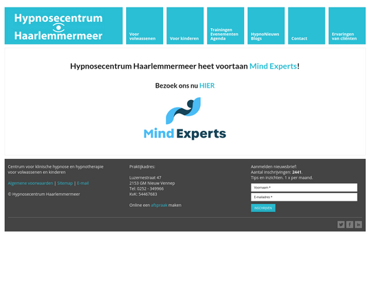 Hypnosecentrum Haarlemmermeer Logo